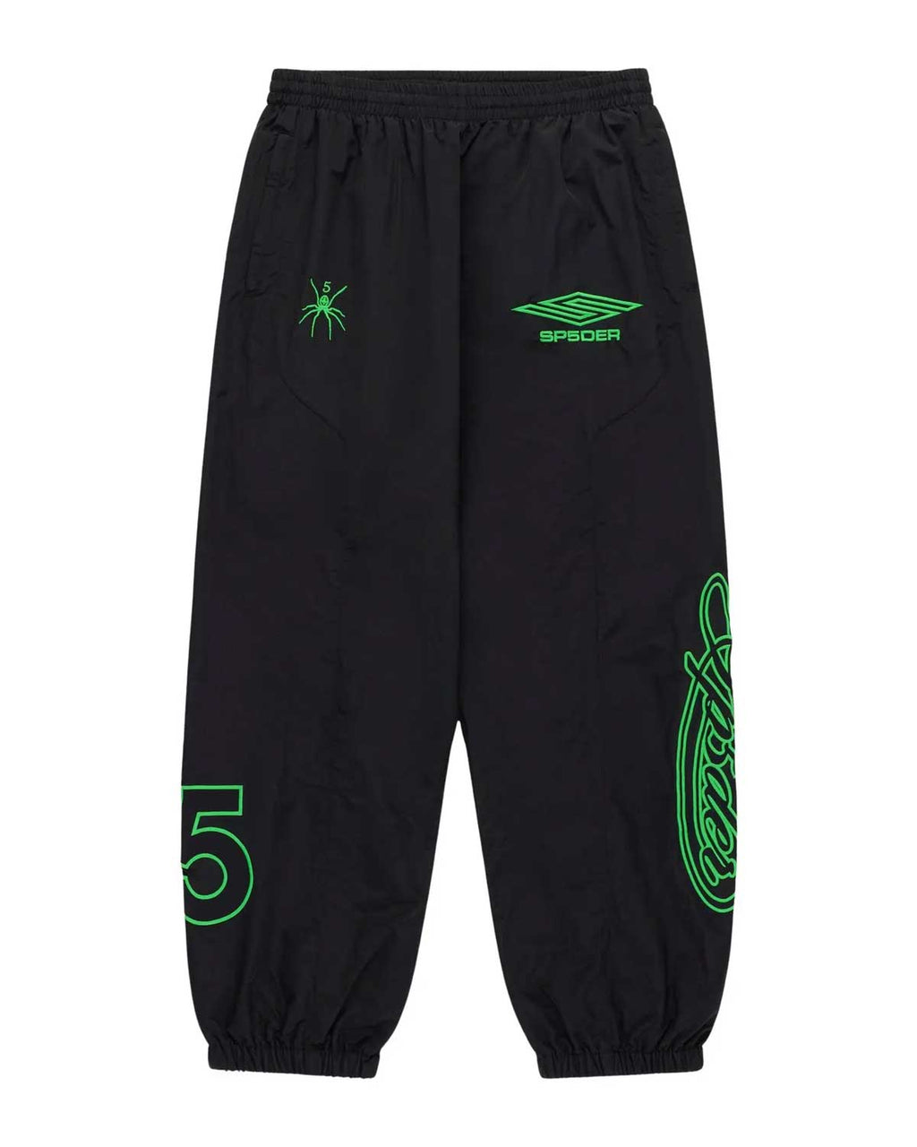 Sp5der Script Warm Up Pants Black