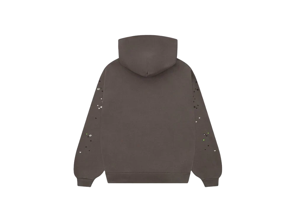 Sp5der Punk V2 Hoodie Slate Grey