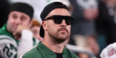 Saint Laurent Sun SL 607 001 - As Seen On Travis Kelce & Sexyy Red