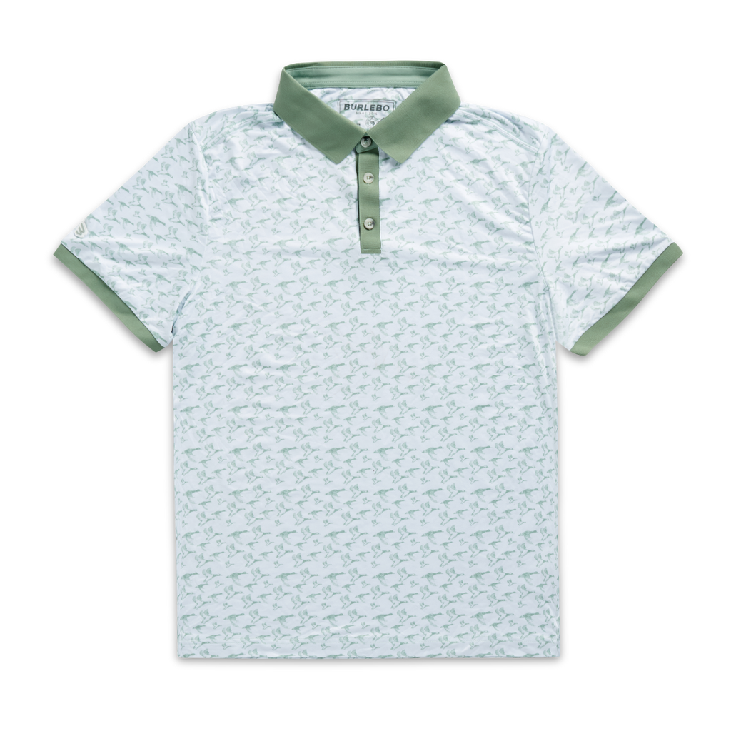Performance Ringer Polo - Duck Season - White