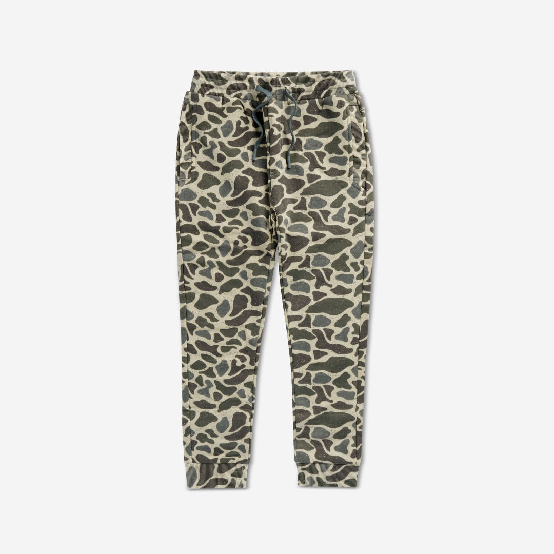 Youth Fleece Jogger - Classic Deer Camo