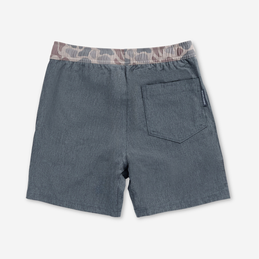 Youth Athletic Short - Grizzly Grey - Deer Camo Liner