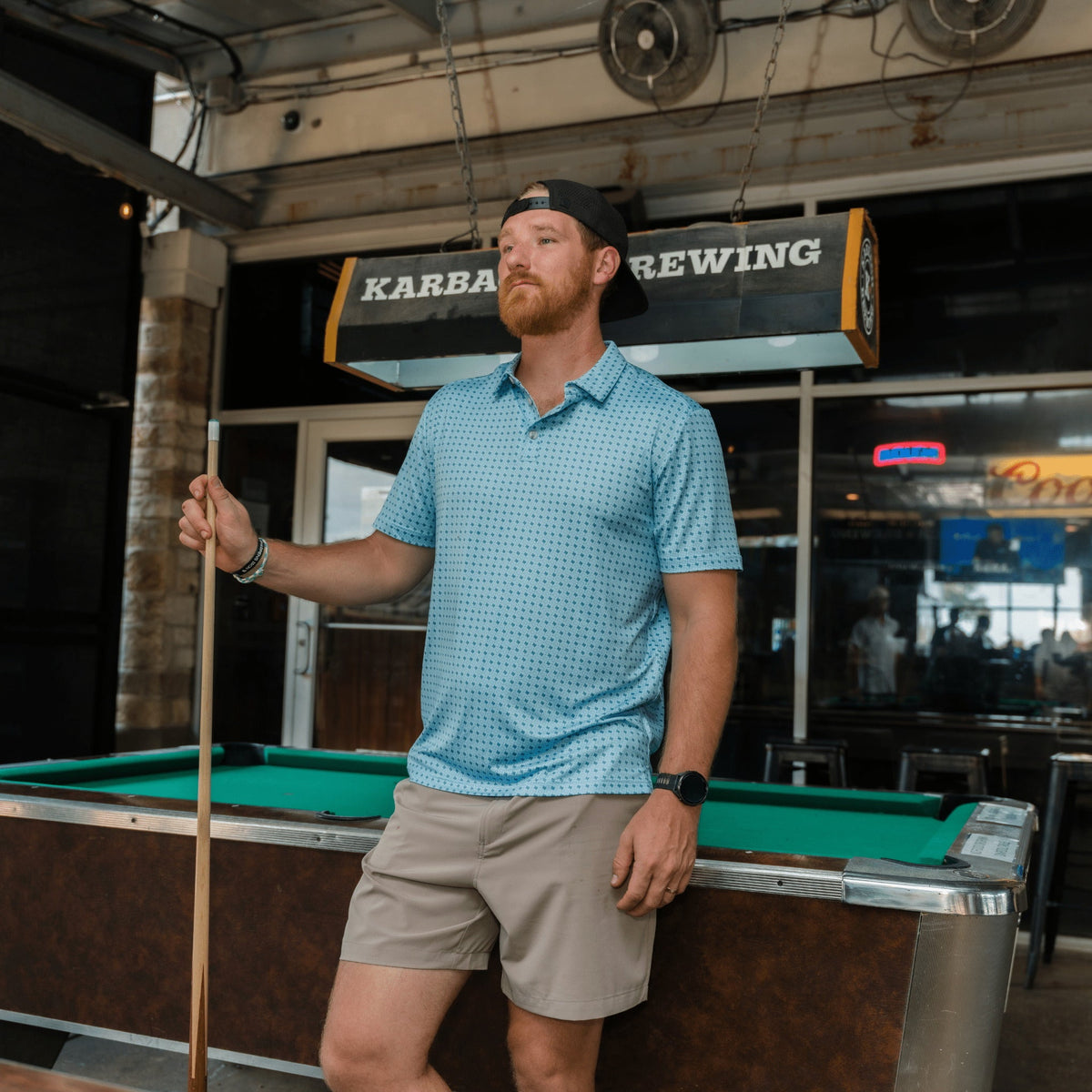 Performance Polo - Texas - Light Blue