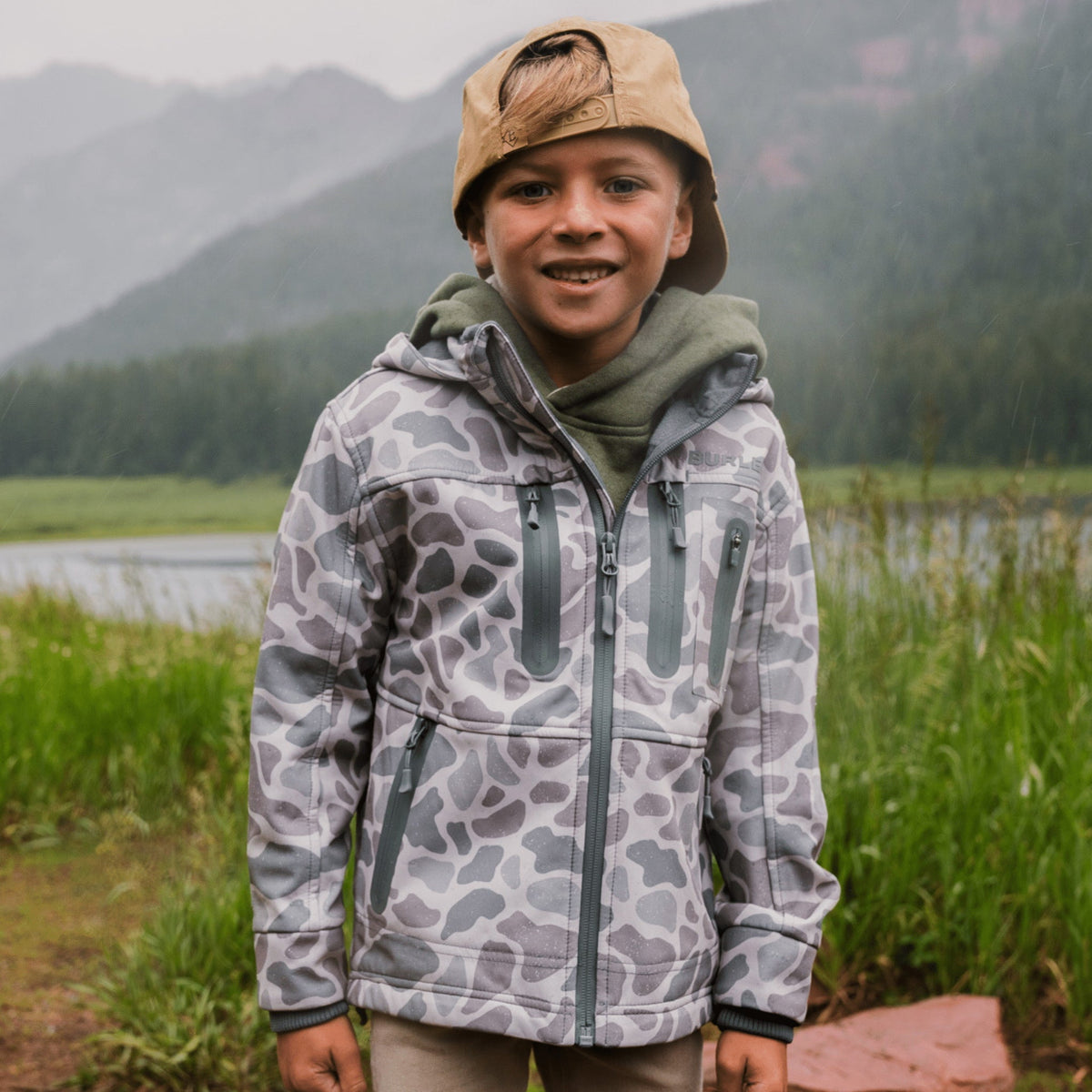Youth Challenger Jacket - Classic Deer Camo