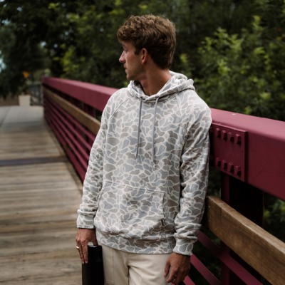 Vintage Washed Hoodie - Classic Deer Camo