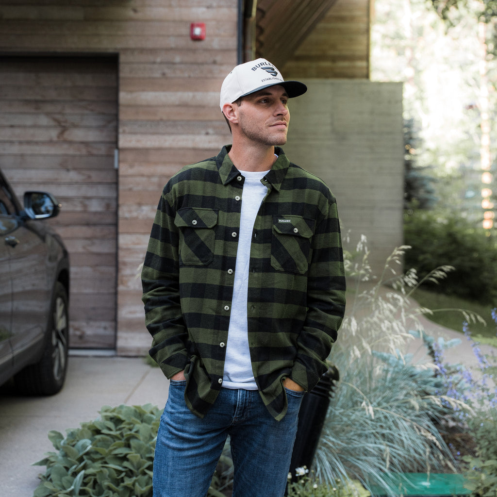 Flannel Shirt - Mallard Green Plaid