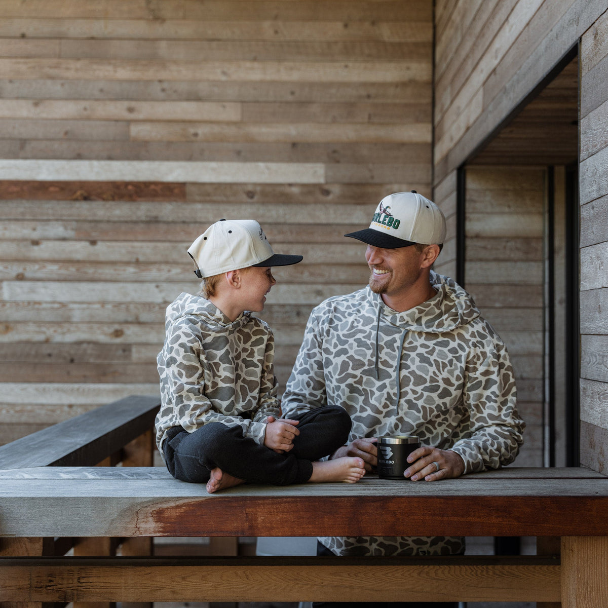 Youth Thermal Hoodie - Classic Deer Camo