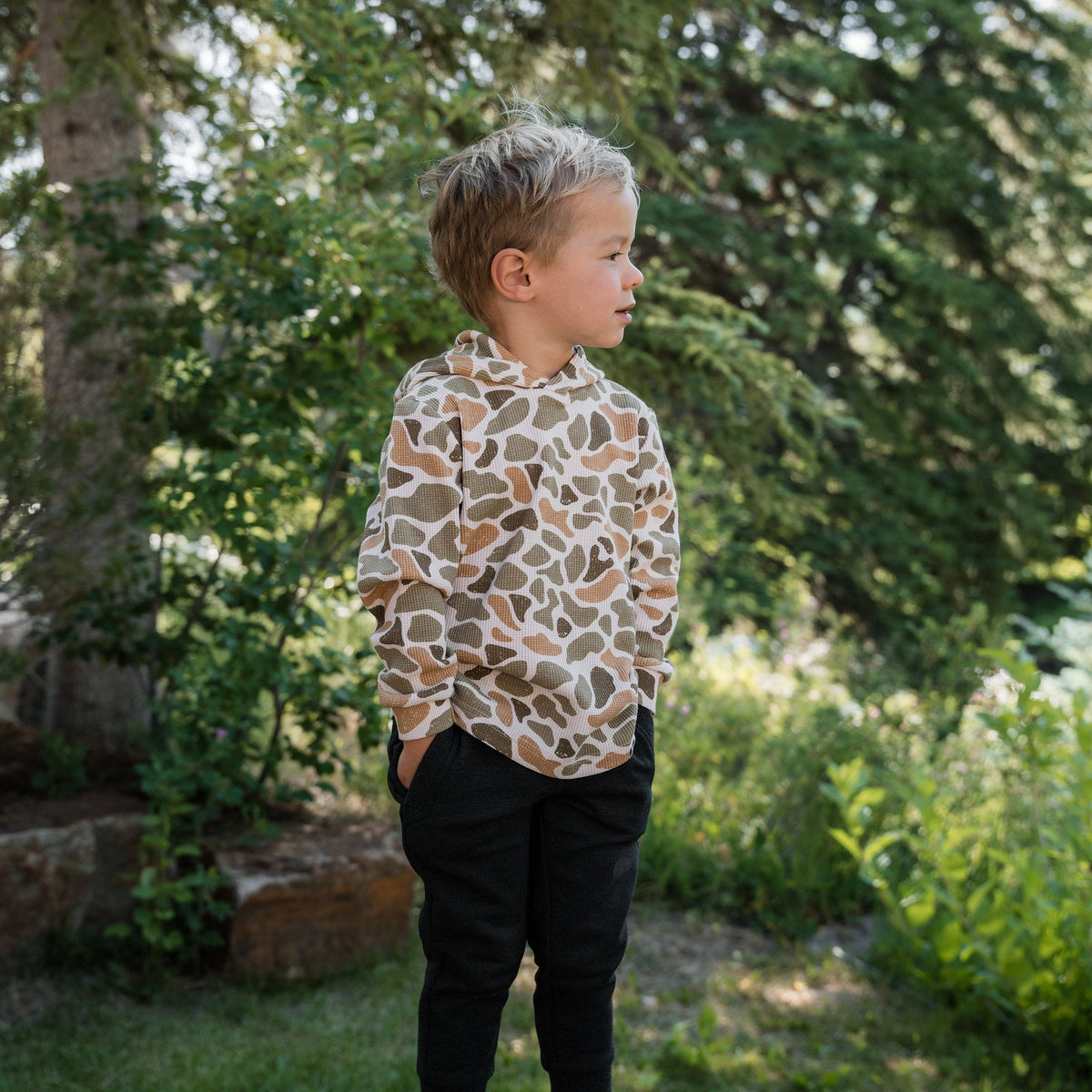 Youth Thermal Hoodie - Venado Camo