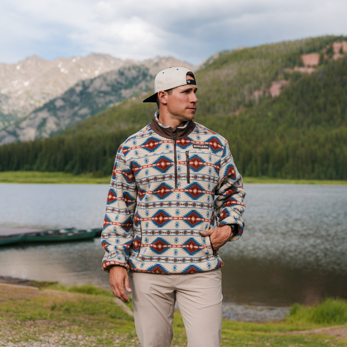 Mountain Fleece - Quarter Zip - Arizona Aztec