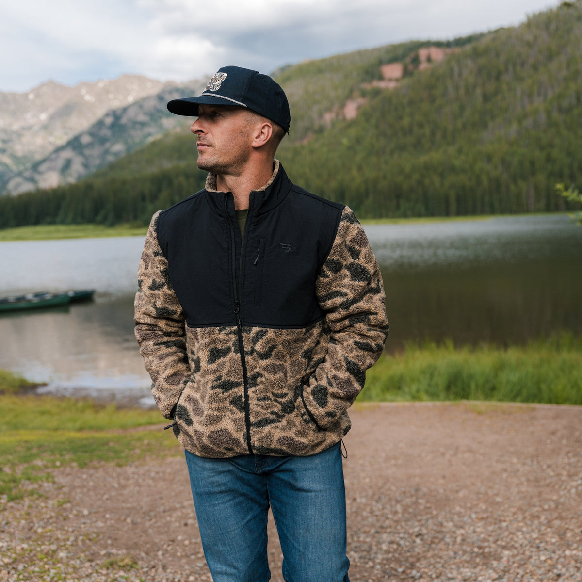 Sherpa - Full Zip Jacket - Rocky Mountain Camo