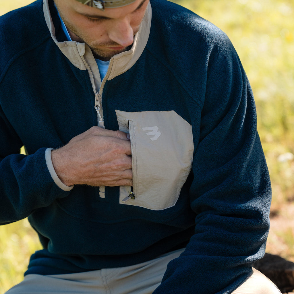 Micro Fleece - Dark Blue