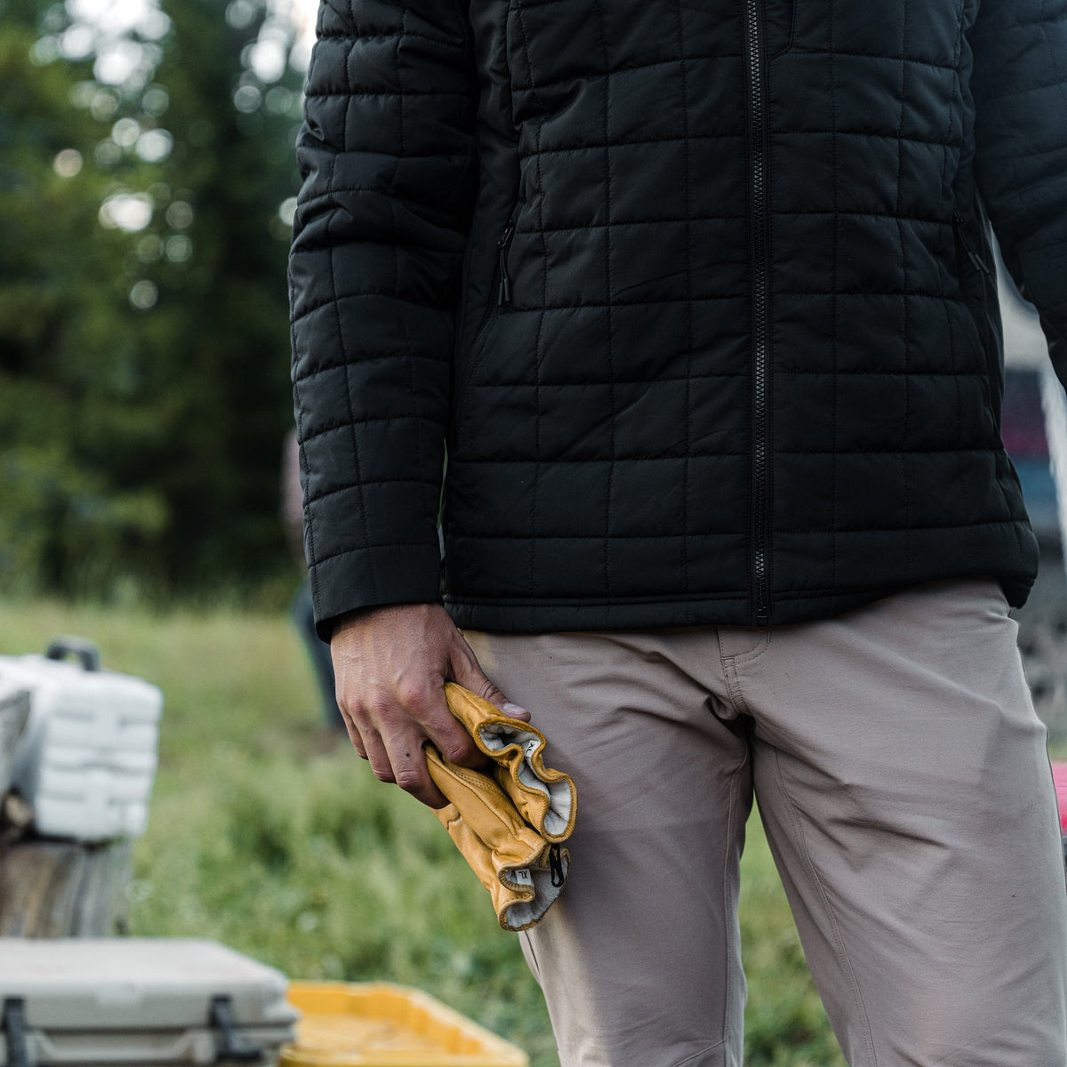 Puffer Jacket - Black