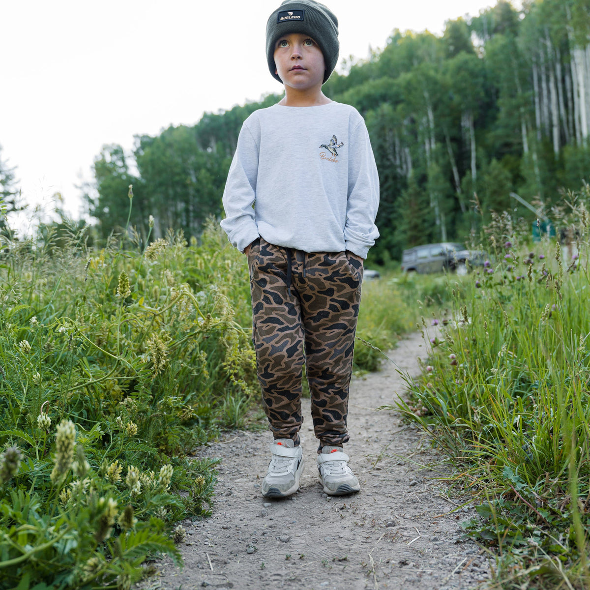 Youth Fleece Jogger - Gauge Camo