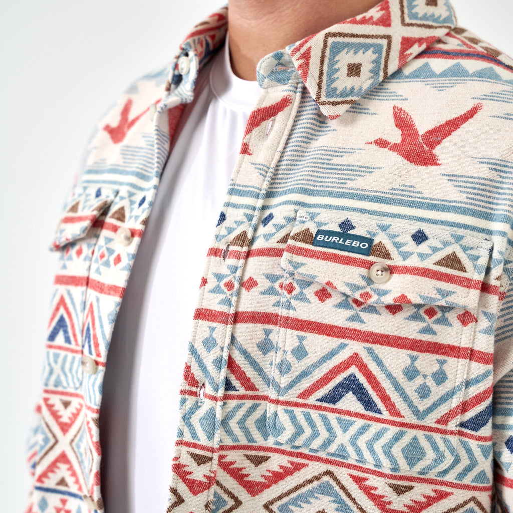 Vintage Heavyweight Flannel - Flying Duck Aztec