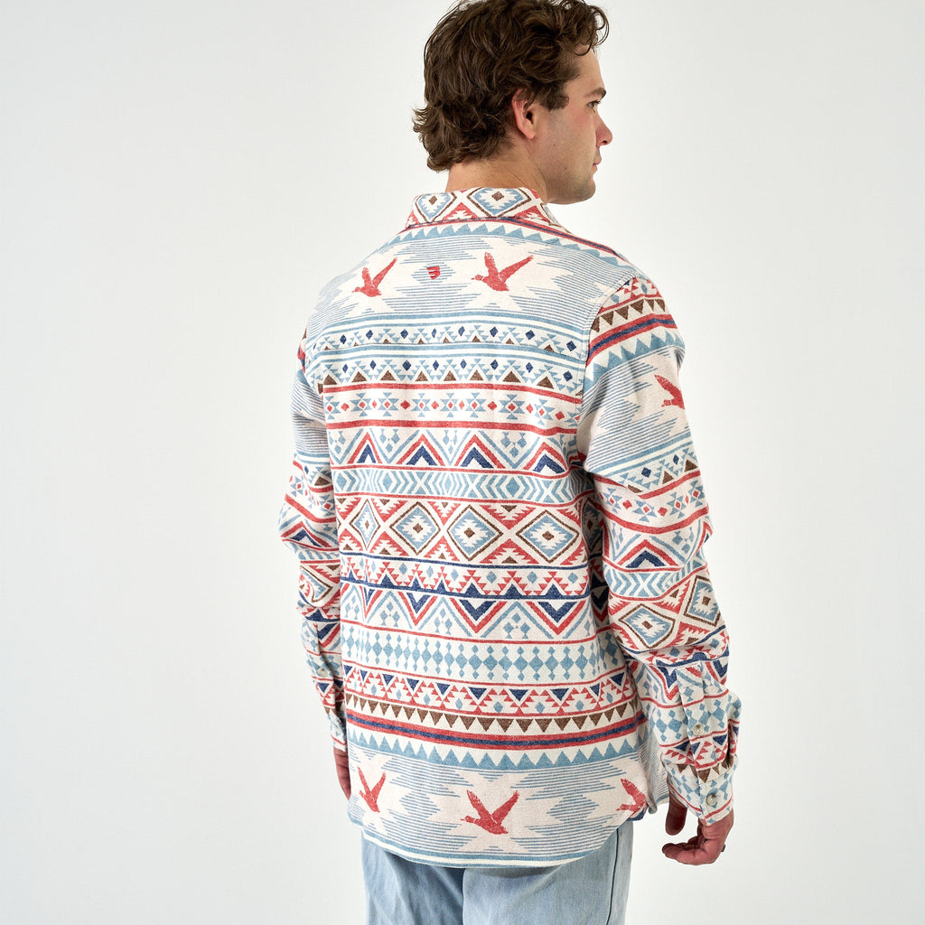 Vintage Heavyweight Flannel - Flying Duck Aztec