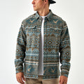 Vintage Heavyweight Flannel - Mallard Aztec- Olive