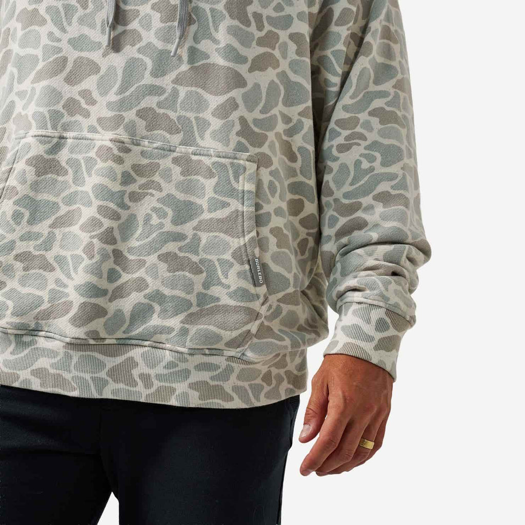 Vintage Washed Hoodie - Classic Deer Camo