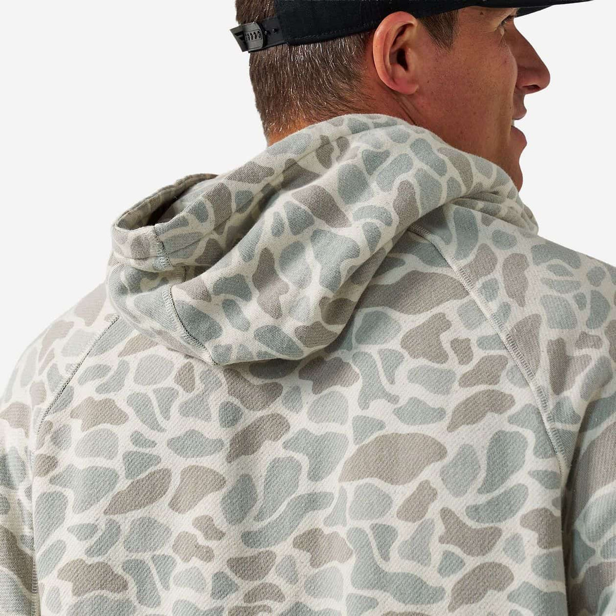 Vintage Washed Hoodie - Classic Deer Camo