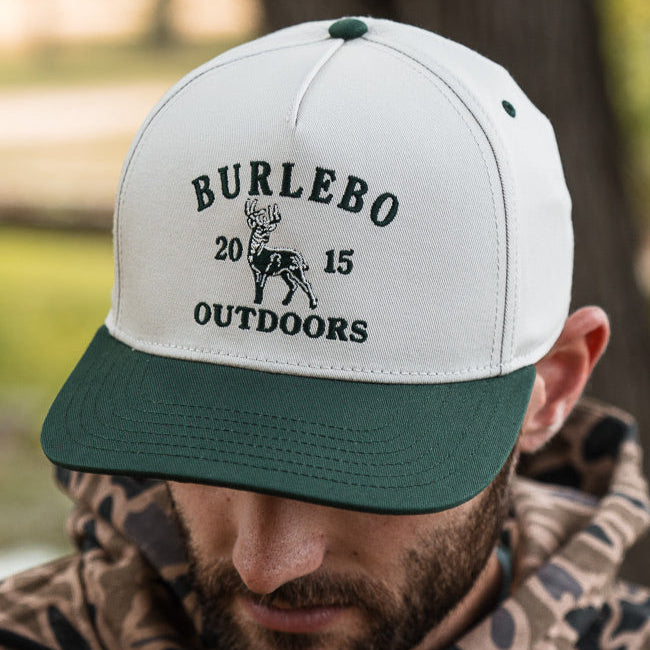 Cap - Vintage Whitetail Deer - Cream