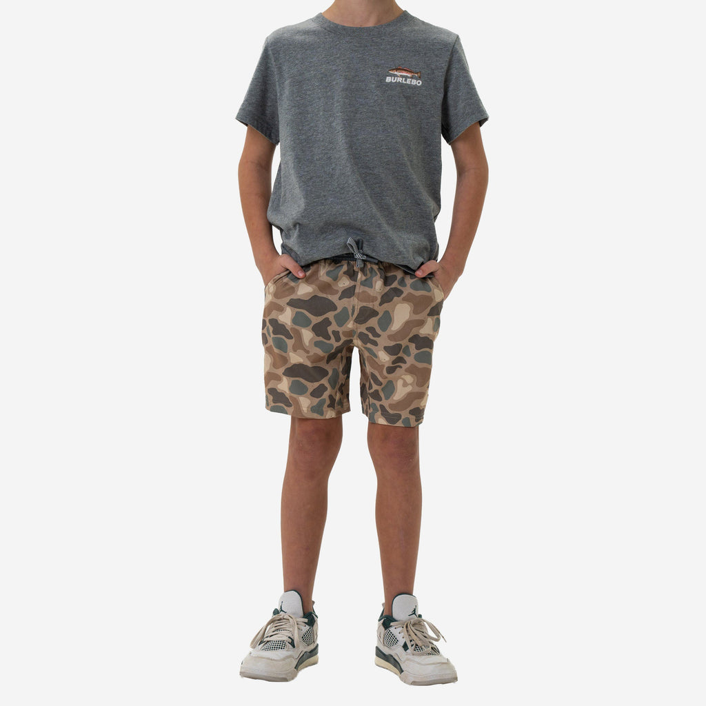 Youth Athletic Short - Pintail Camo