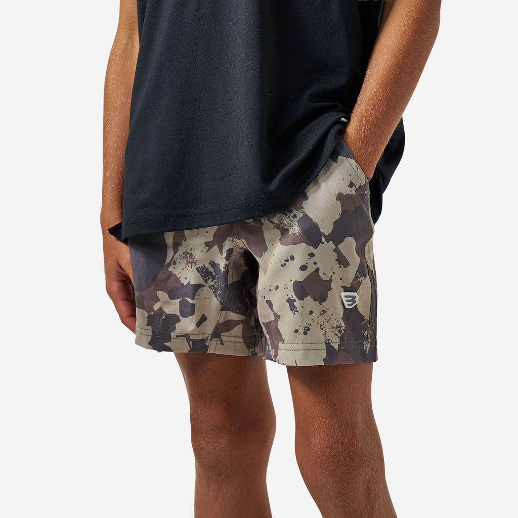 Youth Athletic Short - Splatter Camo