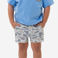 Youth Athletic Short - White Camo