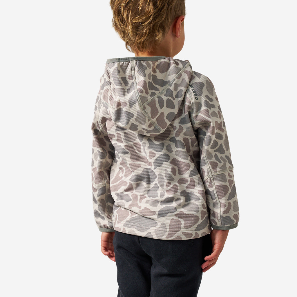 Youth Blaze Tech - Quarter Zip - Classic Deer Camo