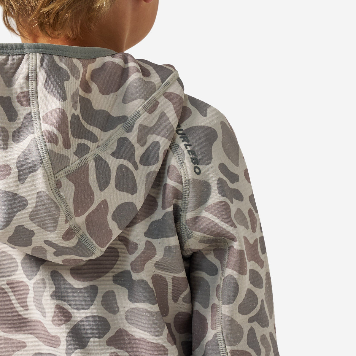 Youth Blaze Tech - Quarter Zip - Classic Deer Camo
