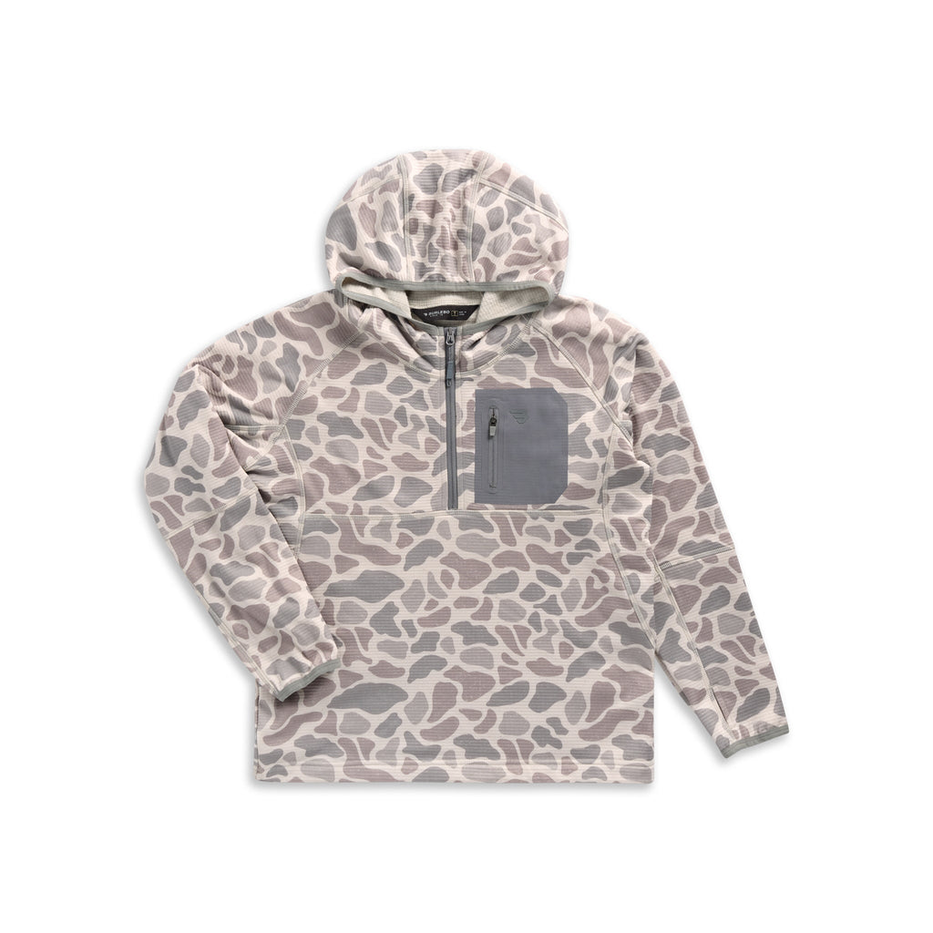 Youth Blaze Tech - Quarter Zip - Classic Deer Camo