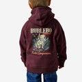 Youth Fleece Hoodie - Field Companion - Maroon