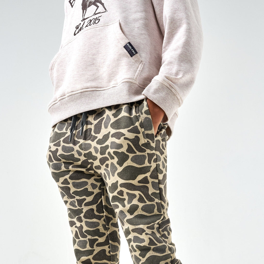 Youth Fleece Jogger - Classic Deer Camo