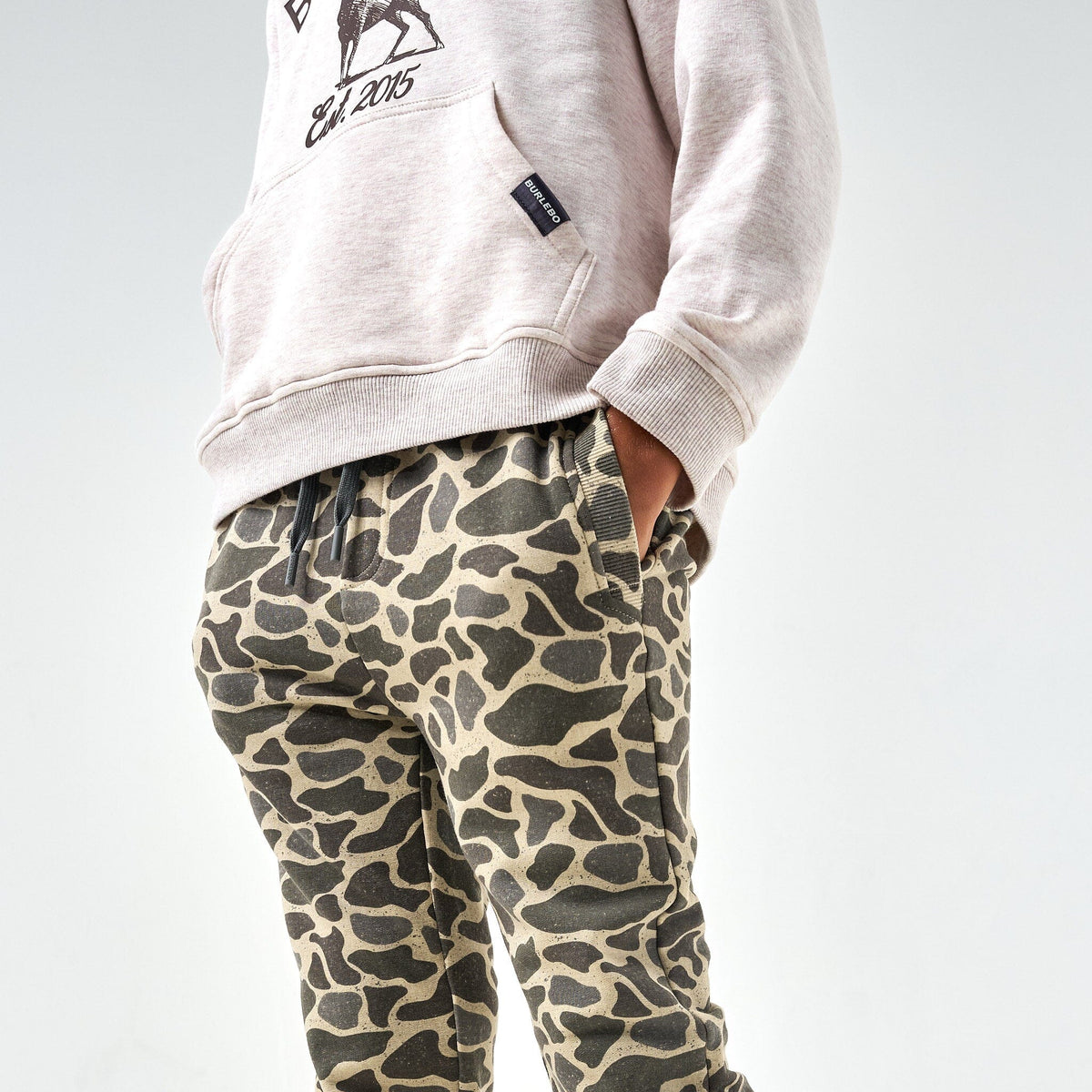 Youth Fleece Jogger - Classic Deer Camo