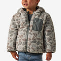 Youth Mountain Fleece - Reversible Hoodie Jacket - Classic Deer Camo