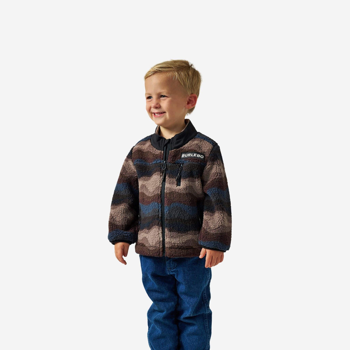 Youth Mountain Fleece - Full Zip Jacket - Wave on Wave