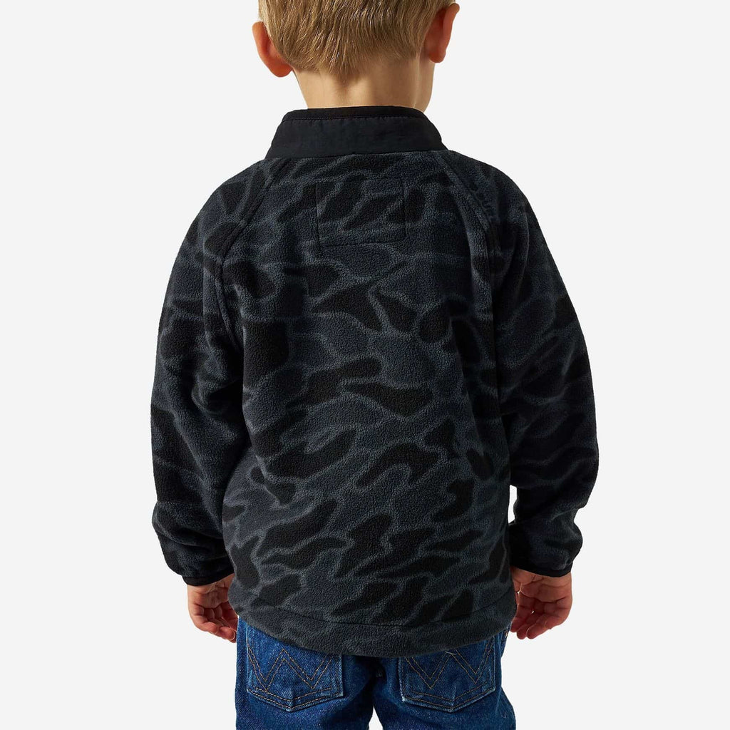 Youth Micro Fleece - Black Camo