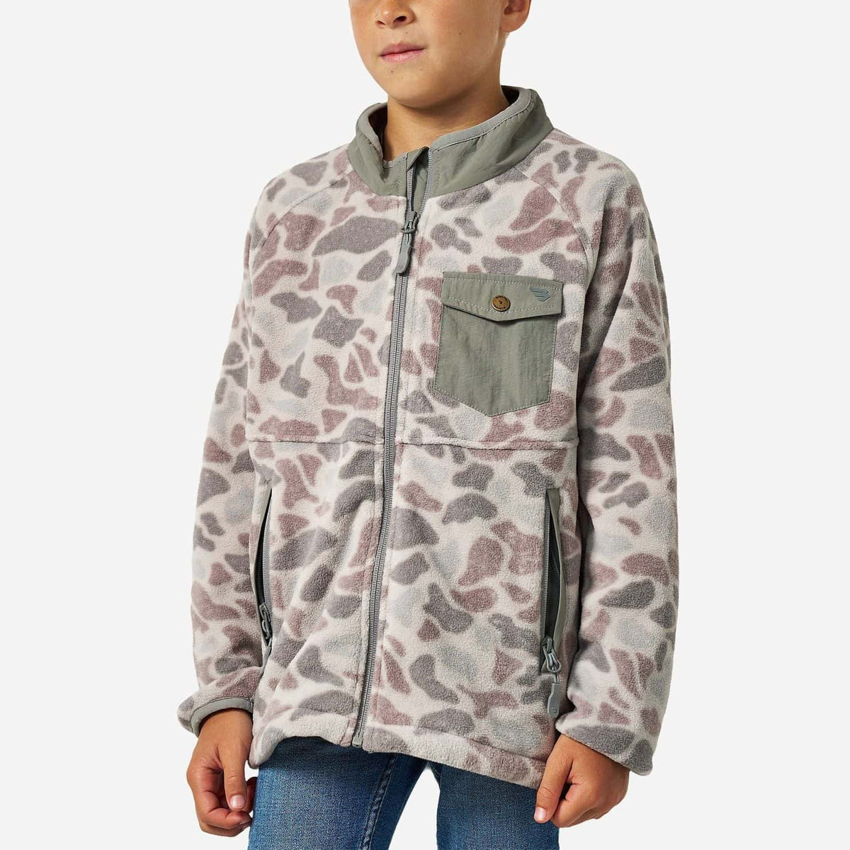 Youth Micro Fleece - Classic Deer Camo