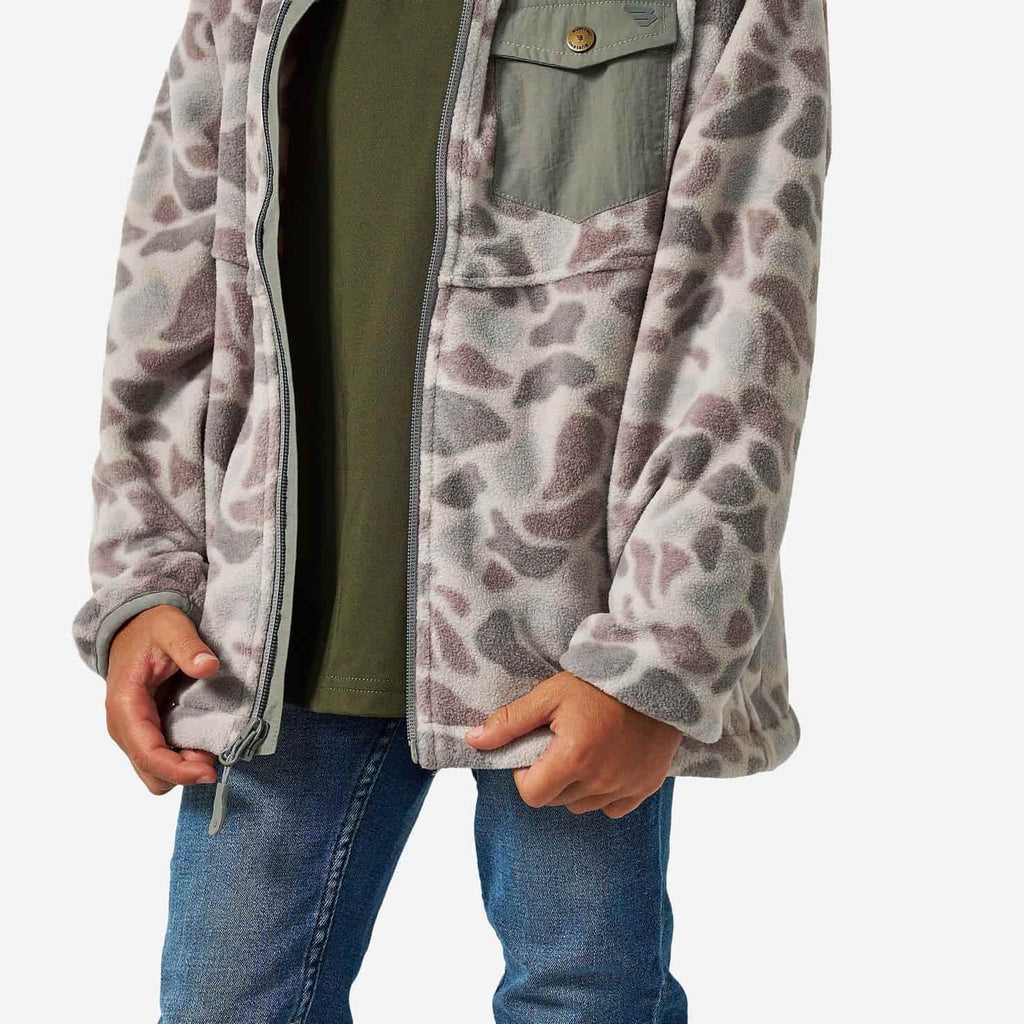 Youth Micro Fleece - Classic Deer Camo