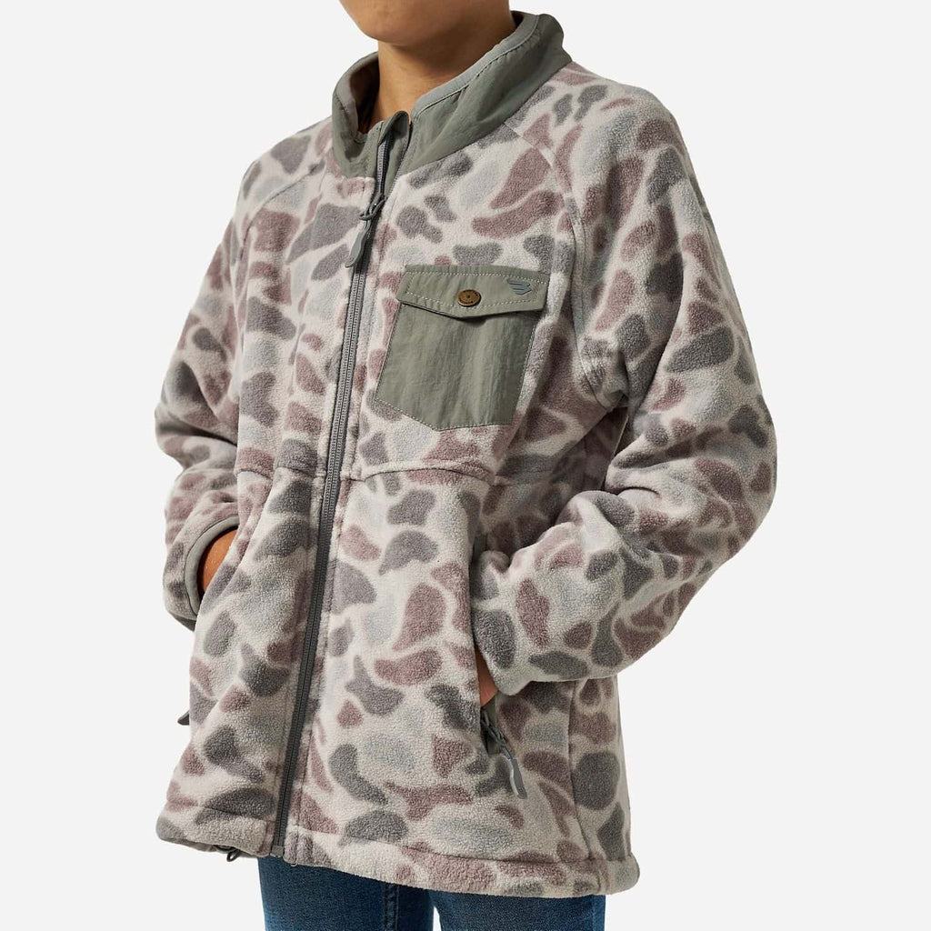 Youth Micro Fleece - Classic Deer Camo