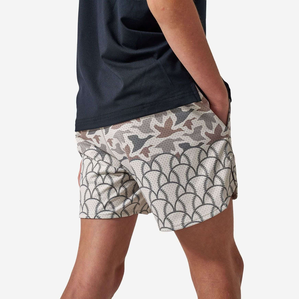 Youth Mesh Training Shorts - Fowl Ball - Classic Deer Camo