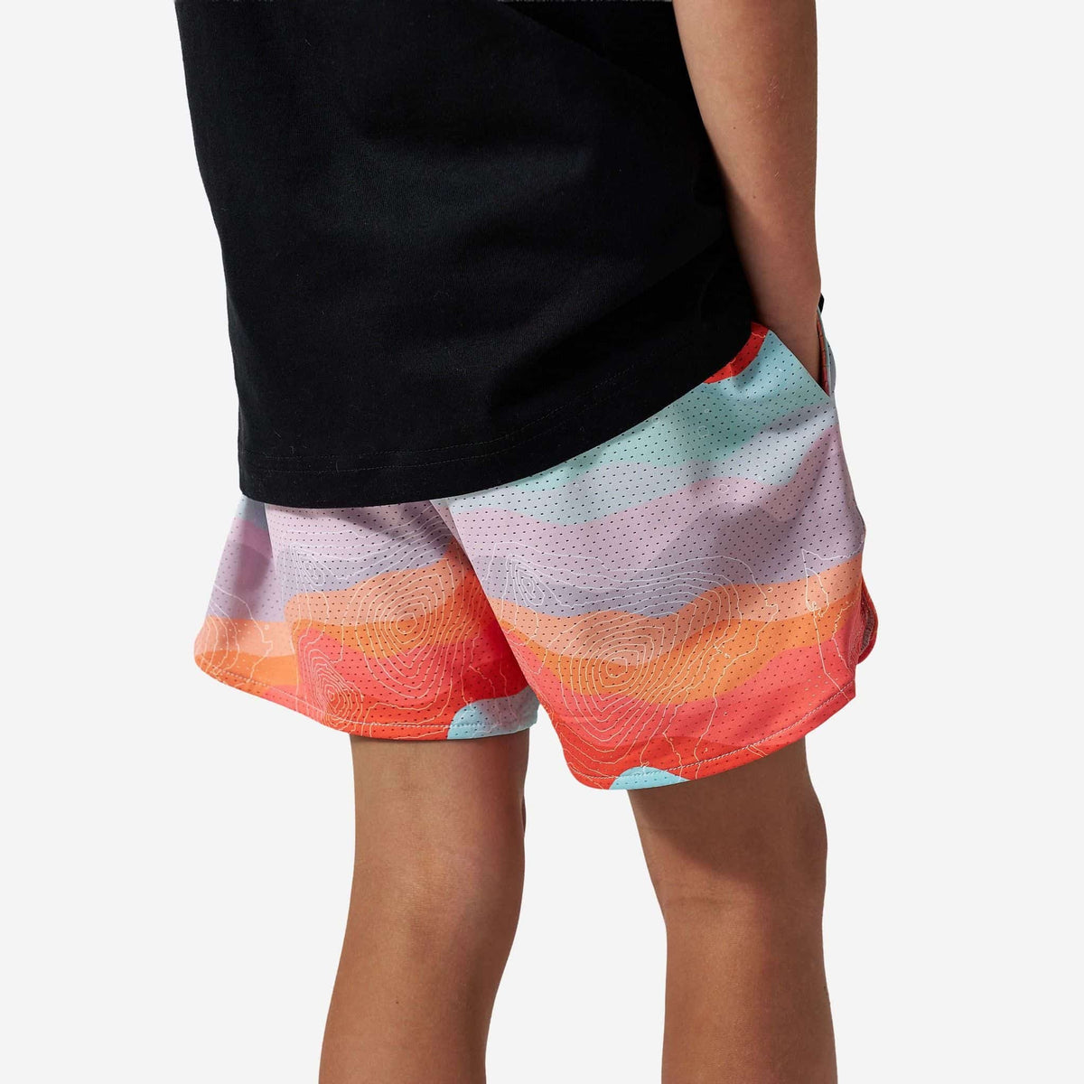 Youth Mesh Training Shorts - Sedona Topo