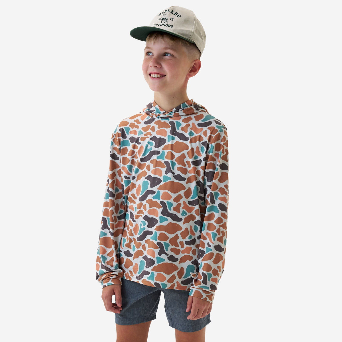 Youth Performance Hoodie - Bayside Camo