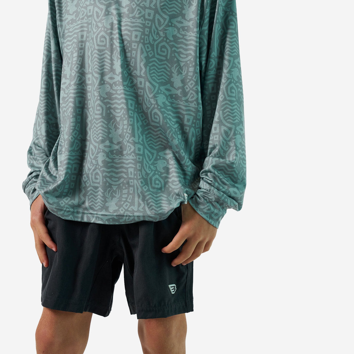 Youth Performance Hoodie - Mayan Outdoors - Sage