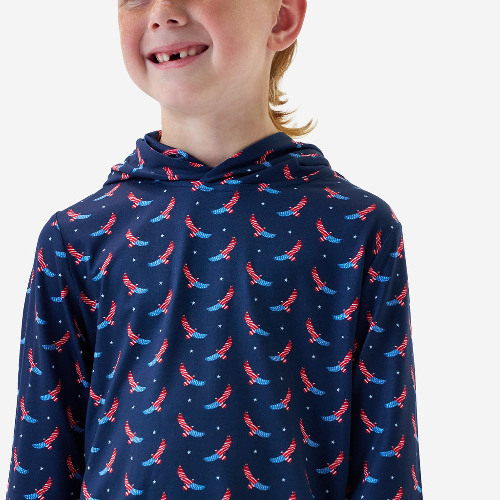 Youth Performance Hoodie - USA Eagle