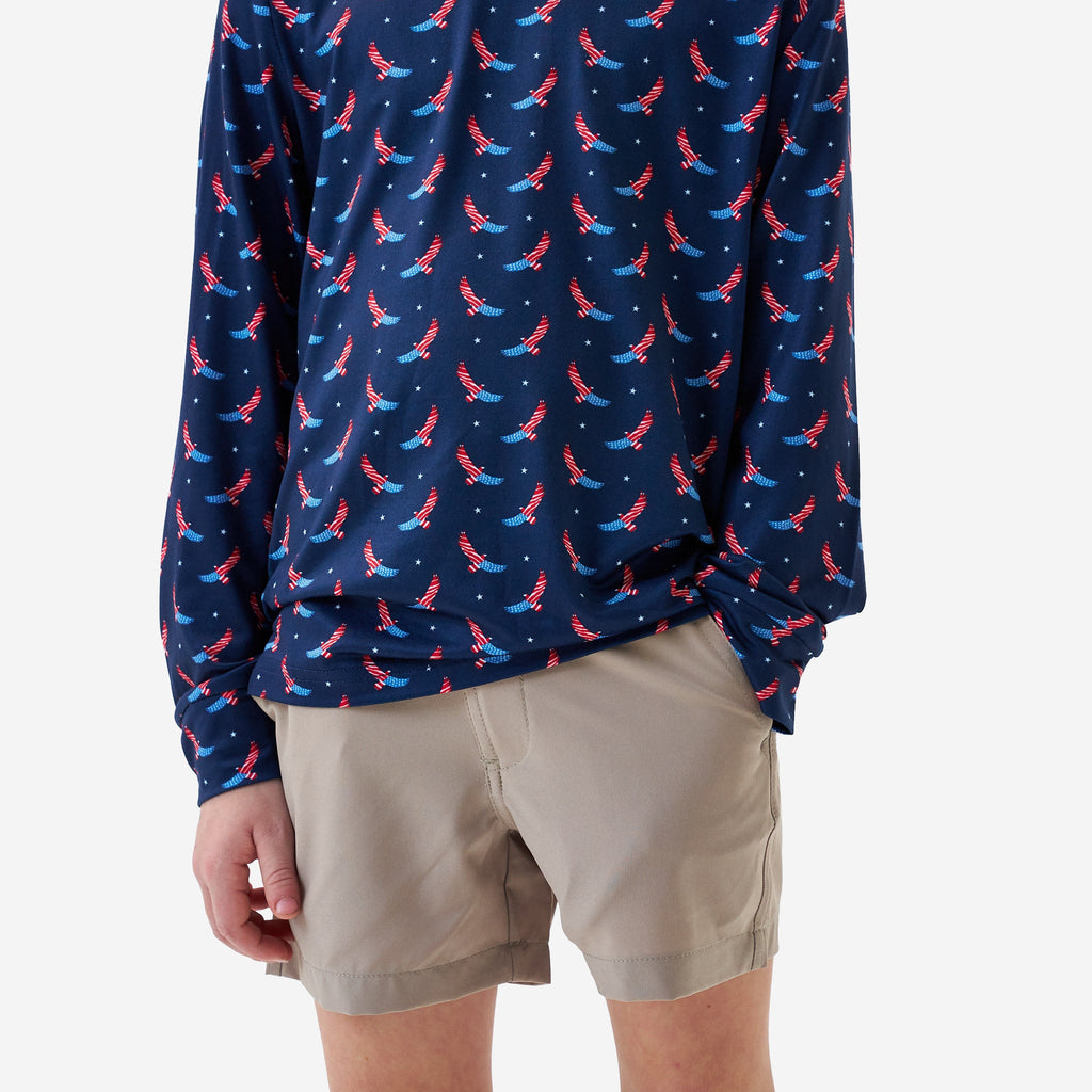 Youth Performance Hoodie - USA Eagle