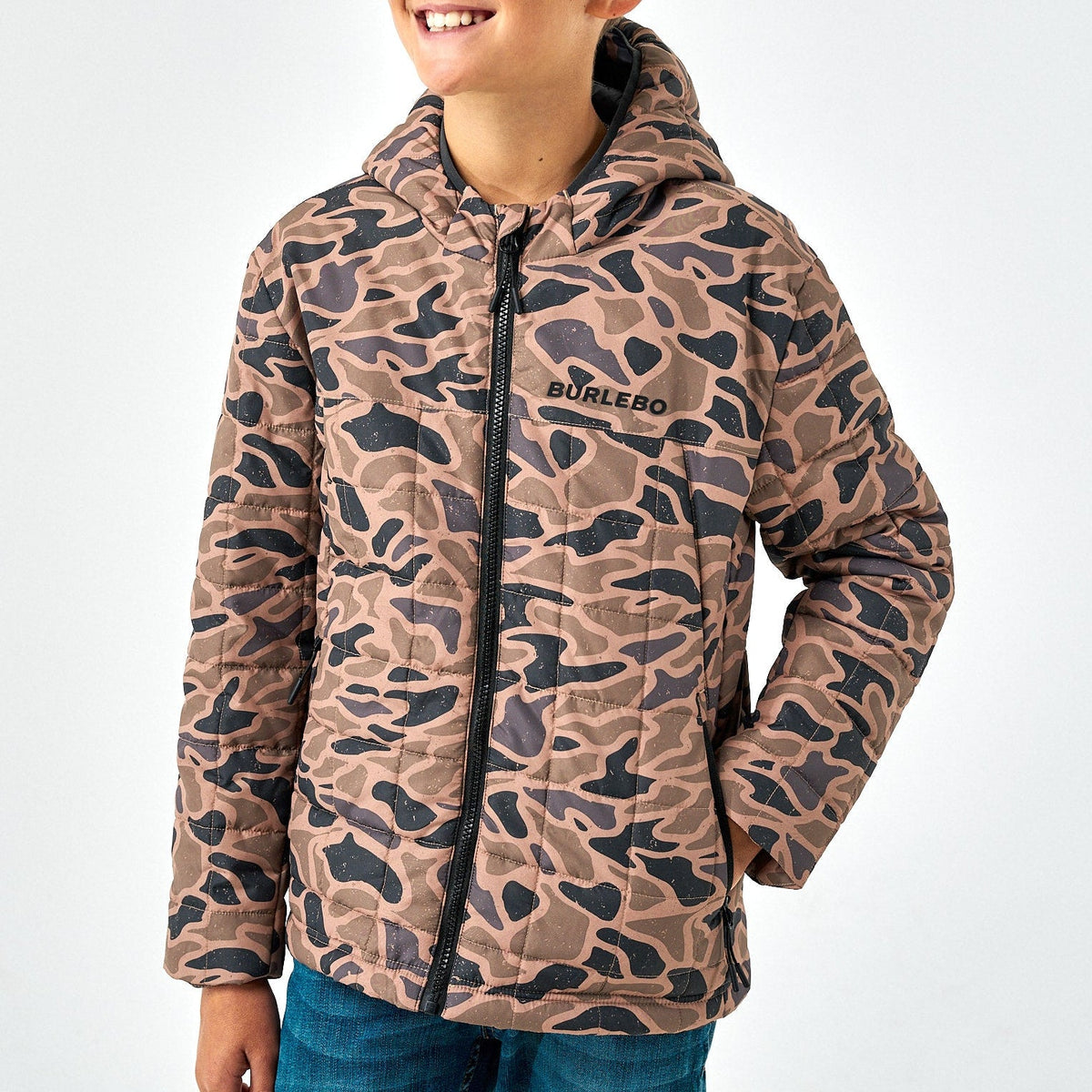 Youth Puffer Jacket - Gauge Camo