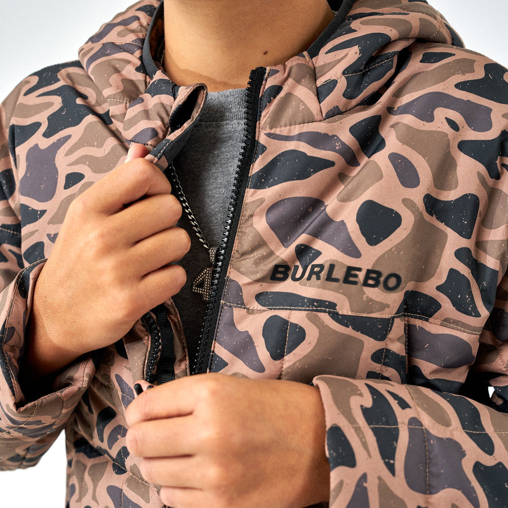 Youth Puffer Jacket - Gauge Camo