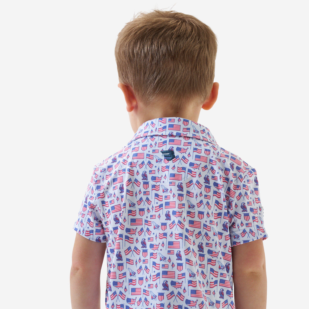 Father and Son Bundle - Performance Polo - Old Glory