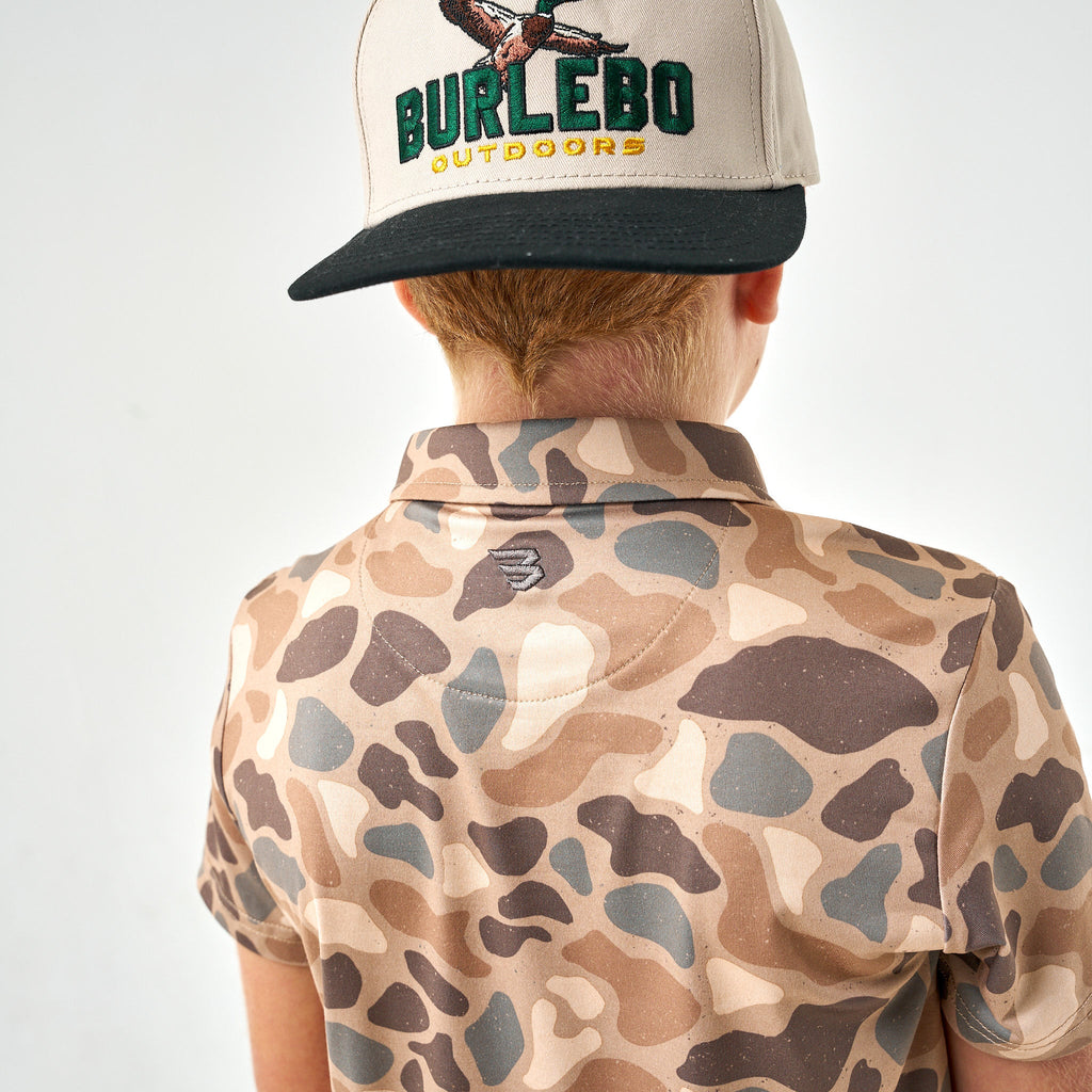 Youth Performance Polo - Pintail Camo