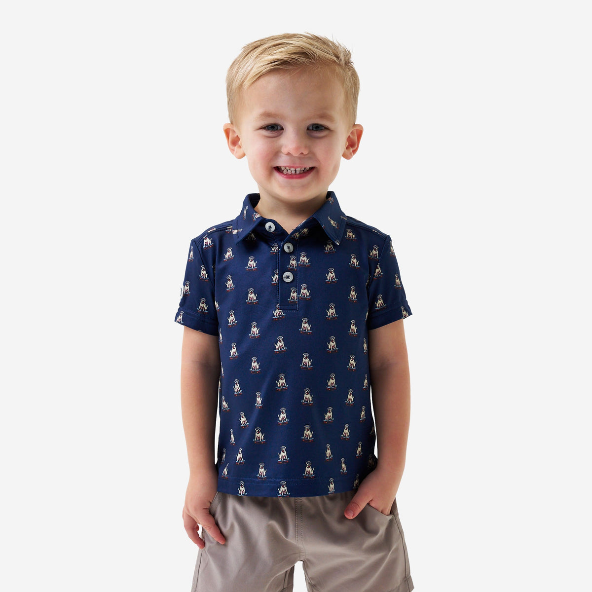 Youth Performance Polo - Skate Dog