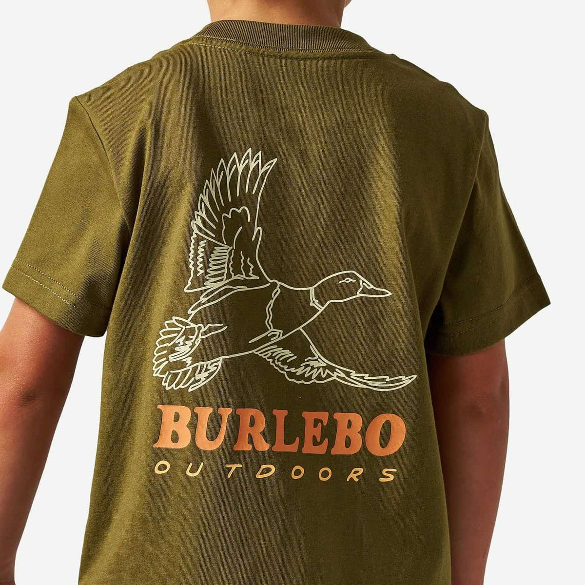 Youth Short Sleeve Tee - Duck Wild - Hunter Green